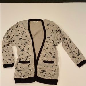 Vintage Outer Space Metallic Sweater